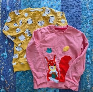 Two Lightweight Sweatshirts Size 7